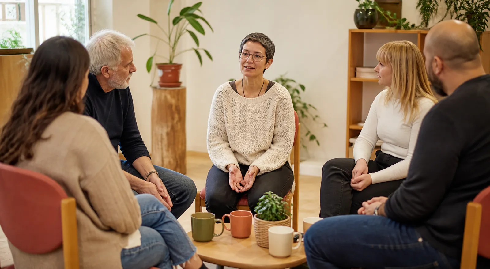 Menschen im gemeinsamen Austausch.